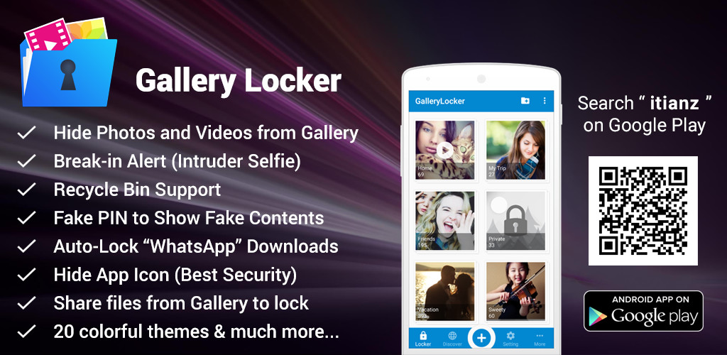 [App Review] Gallery Locker - PROTECT YOUR LITTLE PRIVATE WORLD SAFE (Folder and File Locker)